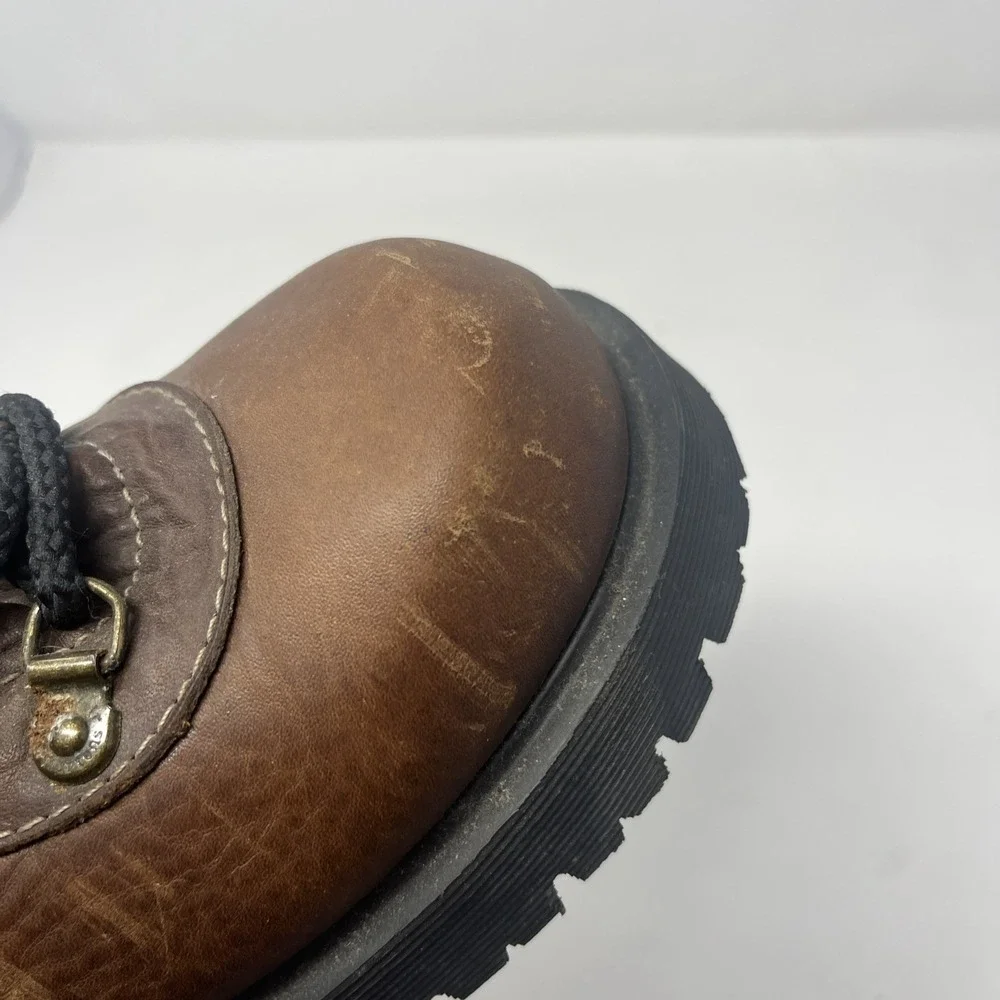 Vintage Dr. Martens 8731 Brown Leather Boots Made England Chunky Men's 5 (US 6)